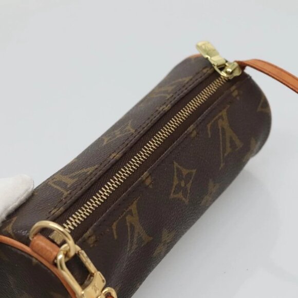 LOUIS VUITTON Monogram Papillon Pouch LV Auth BA5398 - Picture 7 of 16